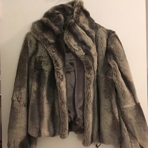 Kristen Blake faux fur jacket